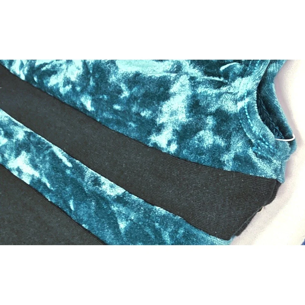GK Elite Girls Youth 2-pack Cotton Velvet Colorblock Leotards Size CXS Child XS